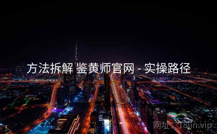 方法拆解 鉴黄师官网 - 实操路径