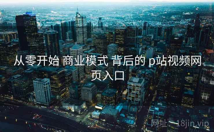 从零开始 商业模式 背后的 p站视频网页入口